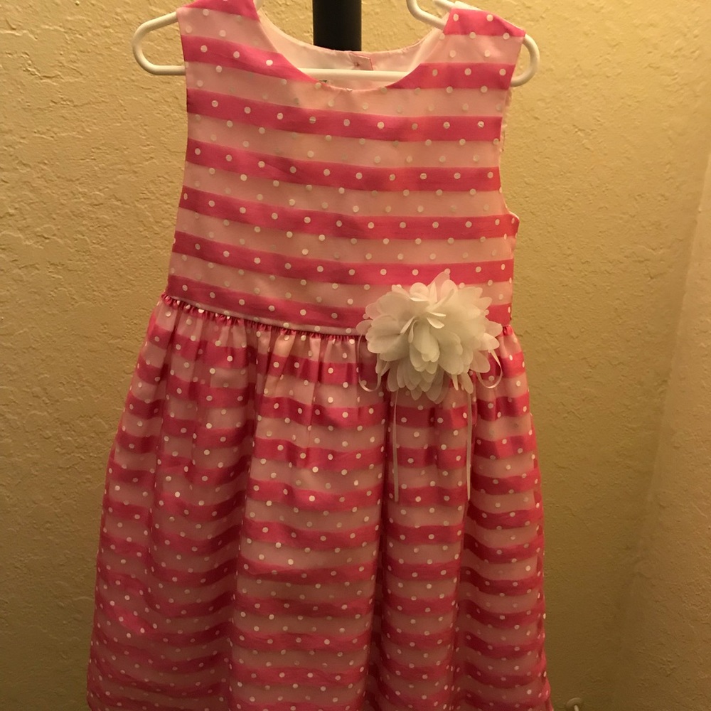 Fancy pink dress for little girls